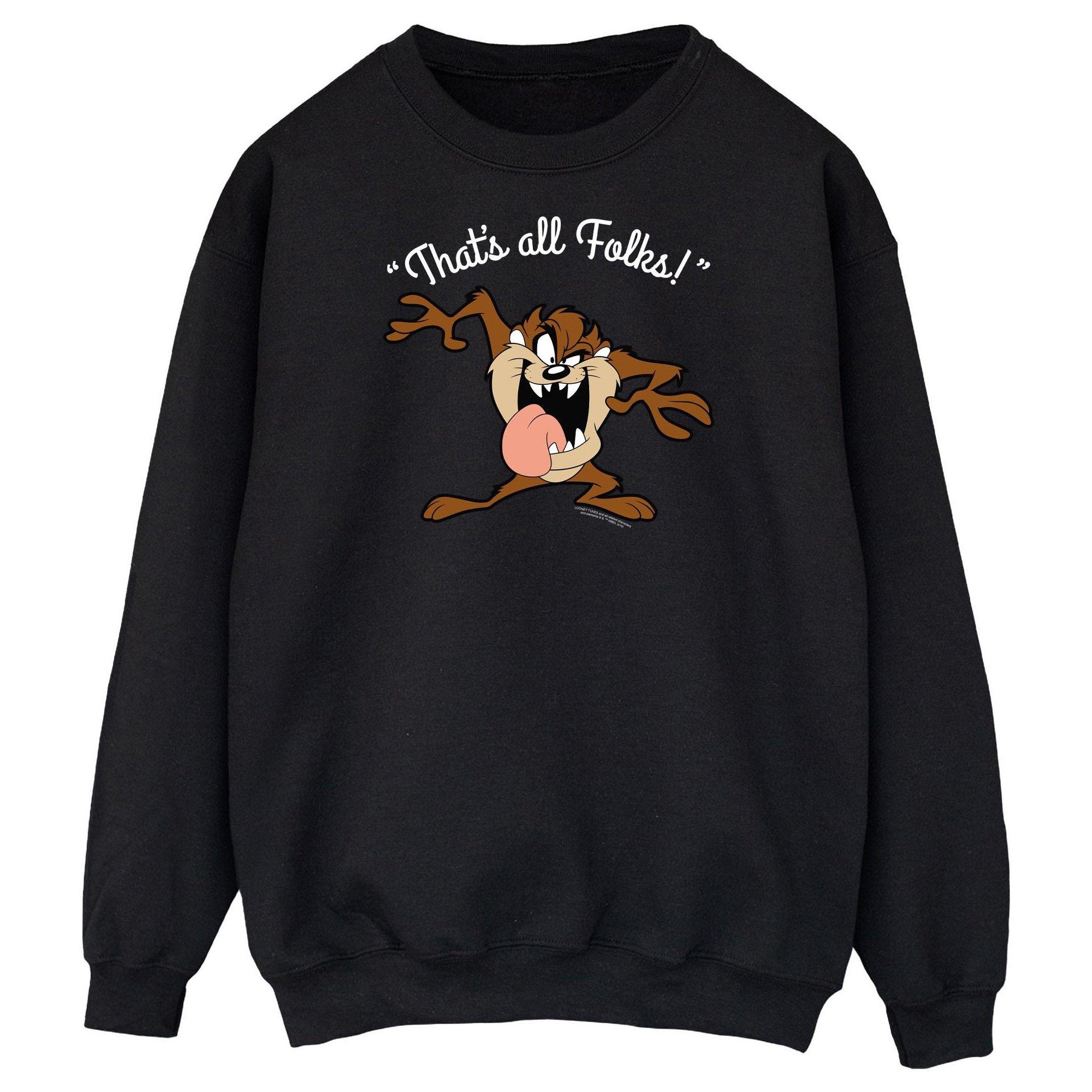 Image of That's All Folks Sweatshirt Herren Schwarz M