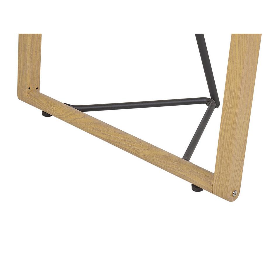 Beliani Tavolo da pranzo en Vetro temperato Moderno TACOMA  