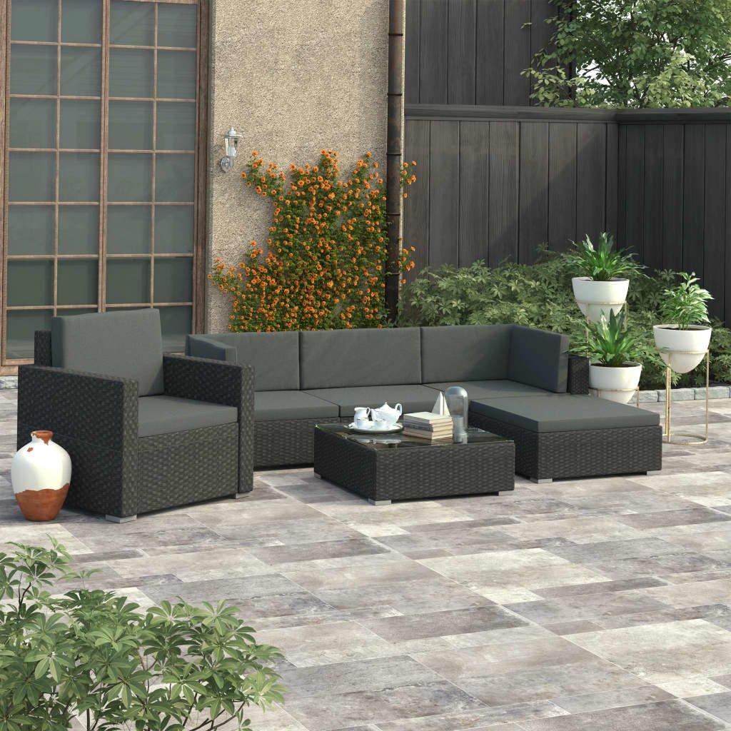 VidaXL Garten-lounge-set poly-rattan  