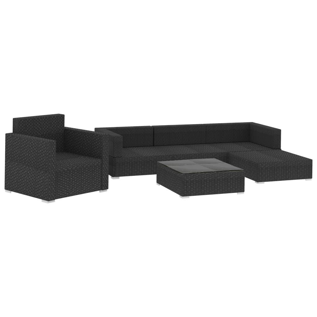 VidaXL Garten-lounge-set poly-rattan  