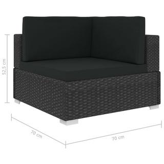 VidaXL Garten-lounge-set poly-rattan  