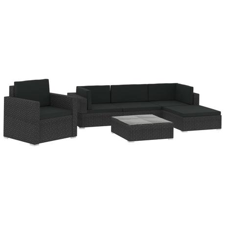 VidaXL Garten-lounge-set poly-rattan  