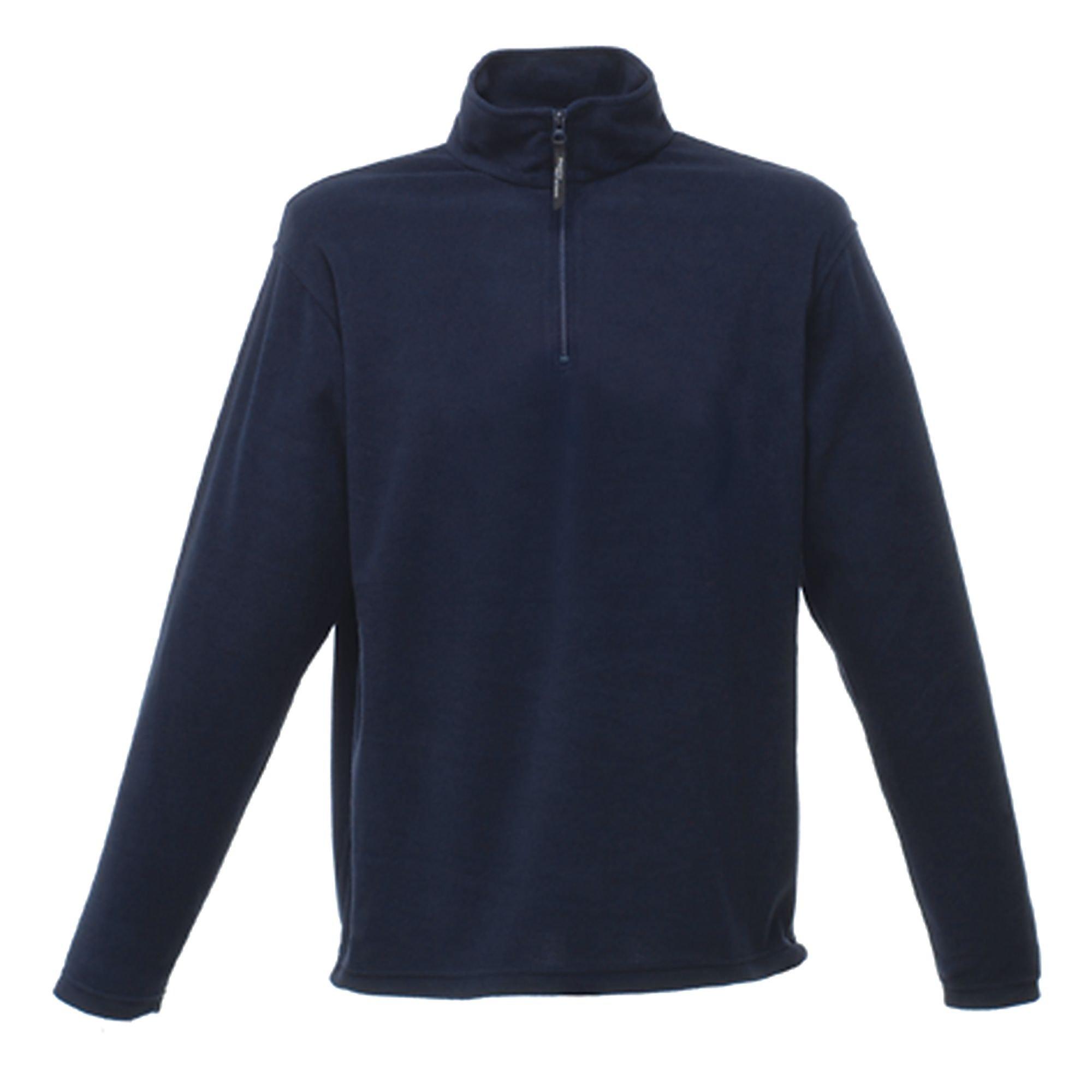 Image of Fleecetop Mit Reißverschluss Bis Zur Brust Herren Marine 3XL