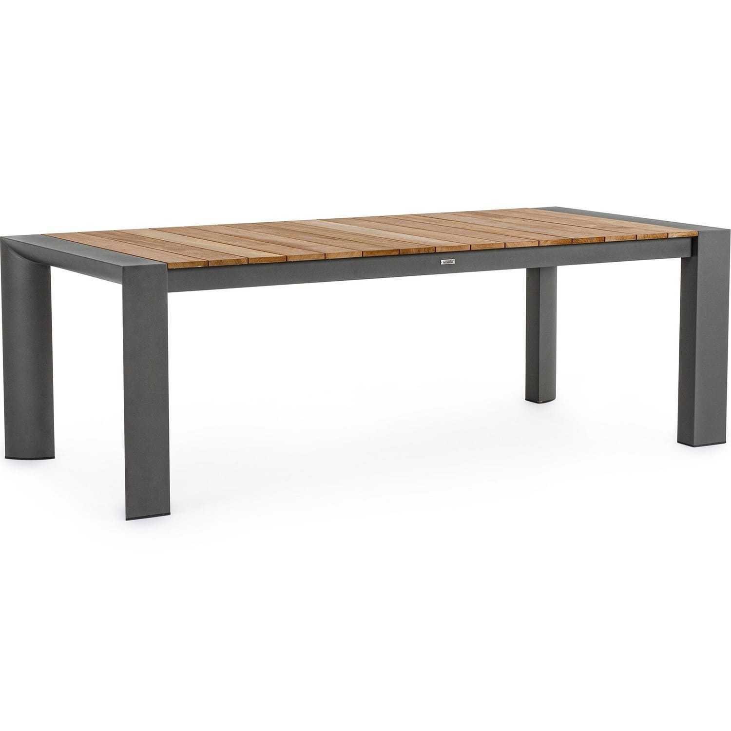 mutoni Table à rallonge de jardin Cameron anthracite 228-294x100  