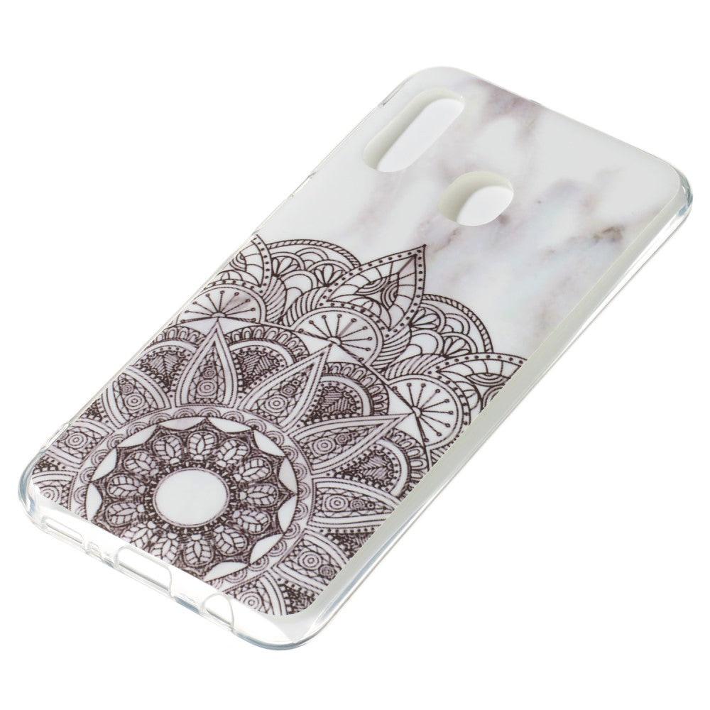 Cover-Discount  Galaxy A20e - Custodia in gomma siliconica morbida Marble 