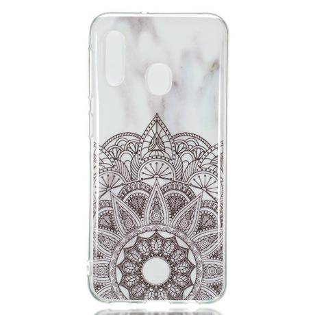 Cover-Discount  Galaxy A20e - Silikon Gummi Case Marmor 