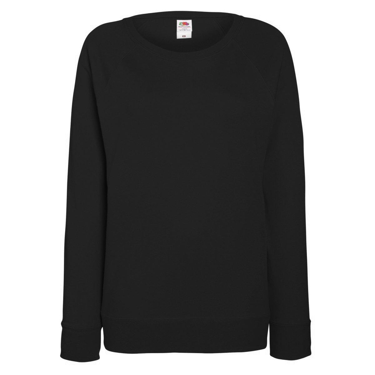 Image of Raglan Sweatshirt Damen Schwarz XS