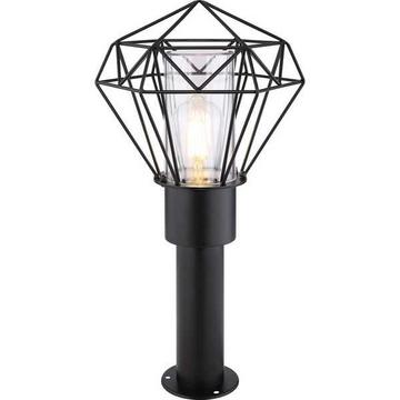 Lampada da esterno Horace in acciaio inox nero 1xE27 LED