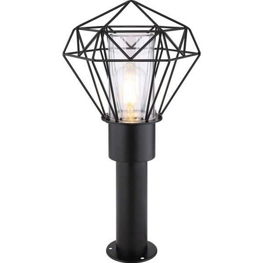 Lampe d'extérieur Horace inox noir 1xE27 LED