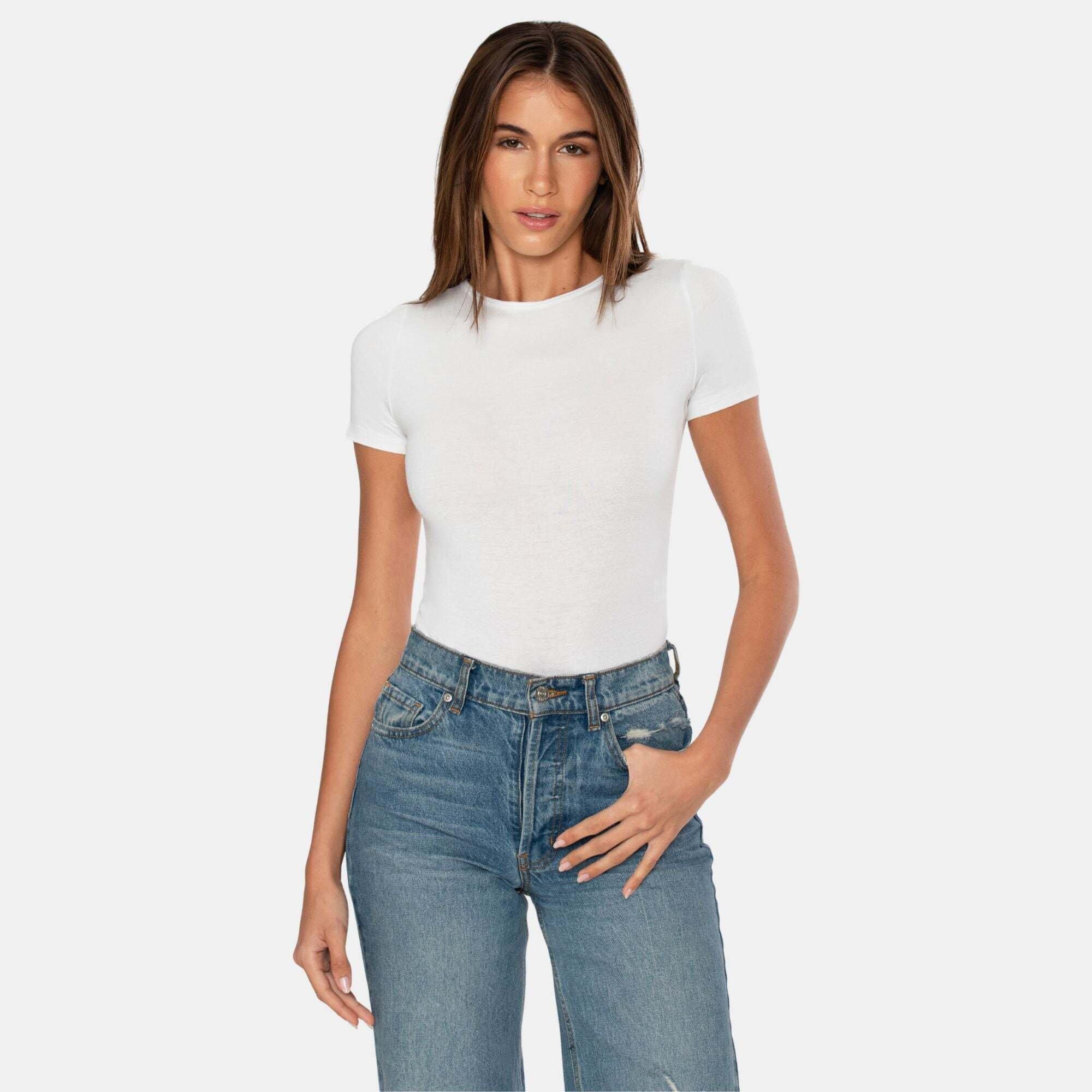 Image of Rosa Bodysuit Damen Weiss S