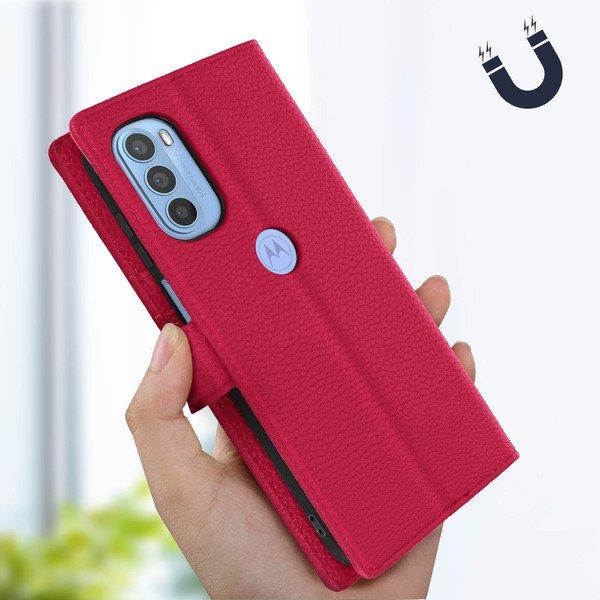 Avizar  Étui Folio Motorola Moto G31 et G41 Rose 