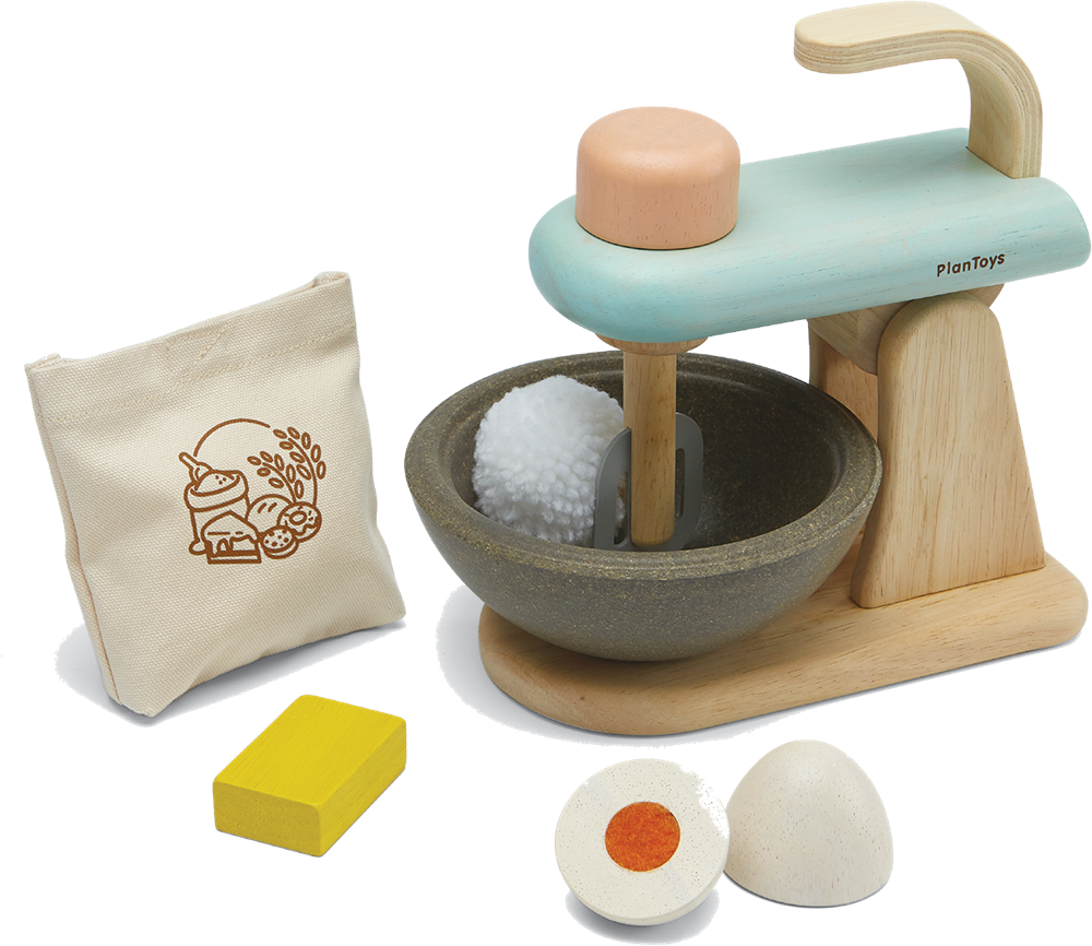 Image of PlanToys Holzspielzeug Standmixer-Set