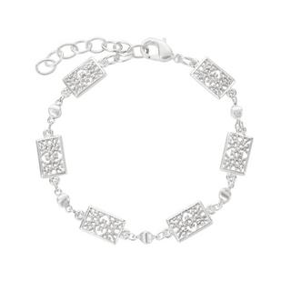 Steinkult  Armband versilbert "Coco" 