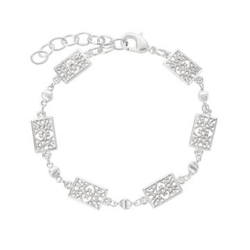 Bracelet plaqué argent "Coco"