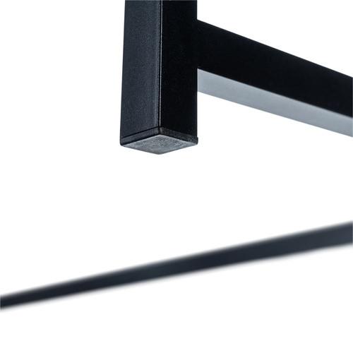 Northio Bureau pliant en bois noir 26117  