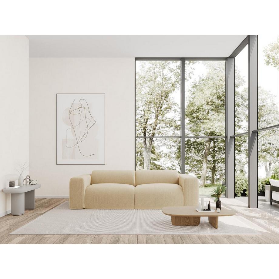 Maison Céphy Sofa 4-Sitzer - Strukturstoff - Beige - POGNI von Maison Céphy  