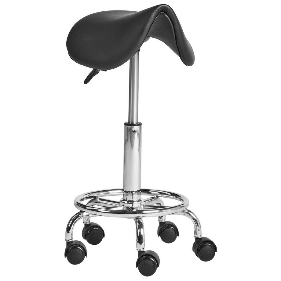 Tabouret de selle en Cuir PU Moderne DUMONT