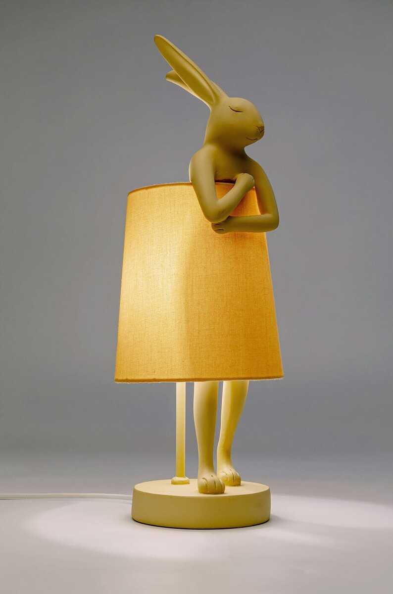 KARE Design Tischleuchte Animal Rabbit Peach 50  