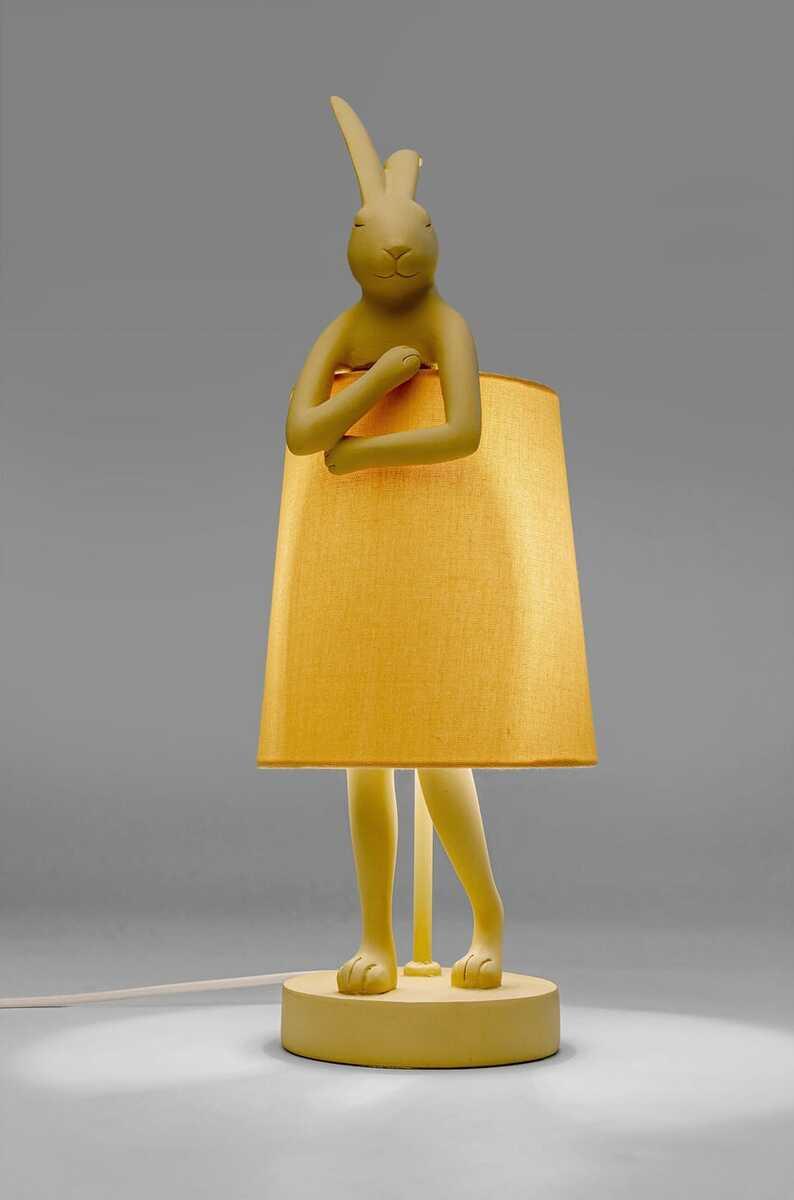 KARE Design Tischleuchte Animal Rabbit Peach 50  