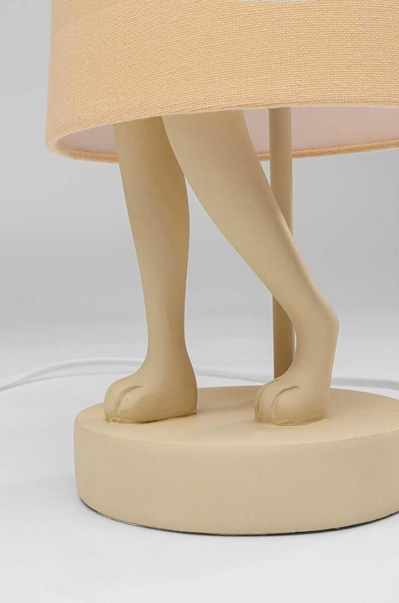 KARE Design Tischleuchte Animal Rabbit Peach 50  