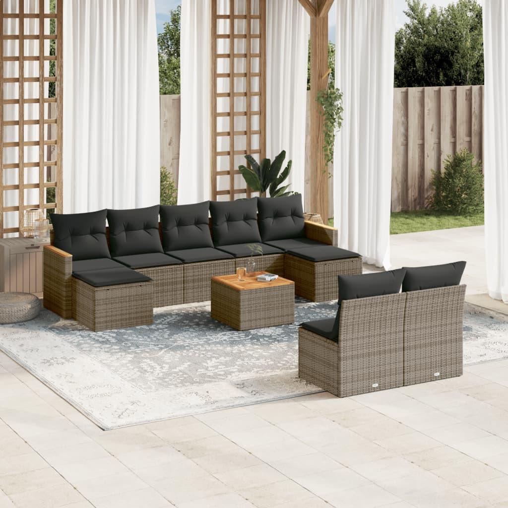 VidaXL Garten sofagarnitur poly-rattan  