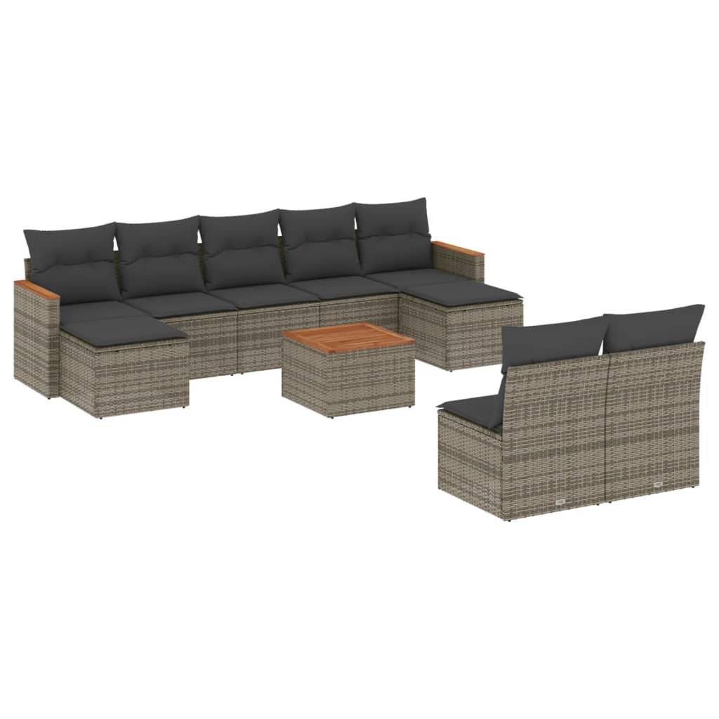 VidaXL Garten sofagarnitur poly-rattan  