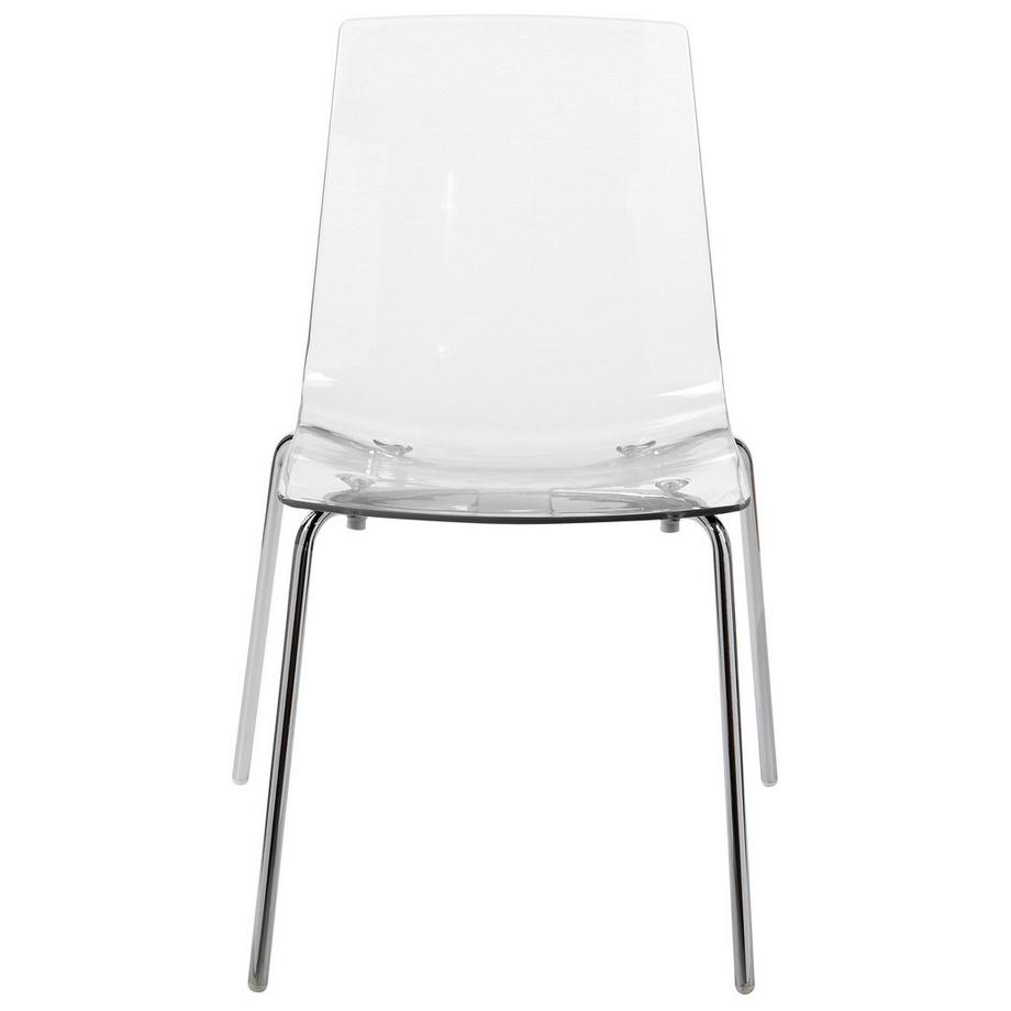 Beliani Set di 2 sedie da pranzo en Policarbonato Moderno SILERTON  