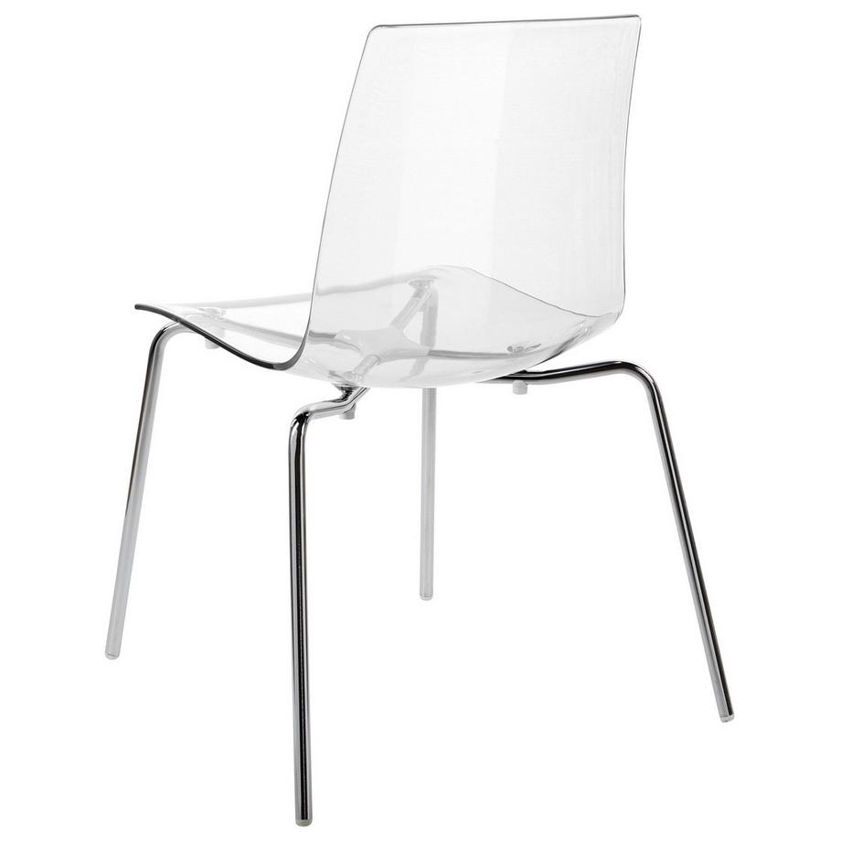 Beliani Set di 2 sedie da pranzo en Policarbonato Moderno SILERTON  