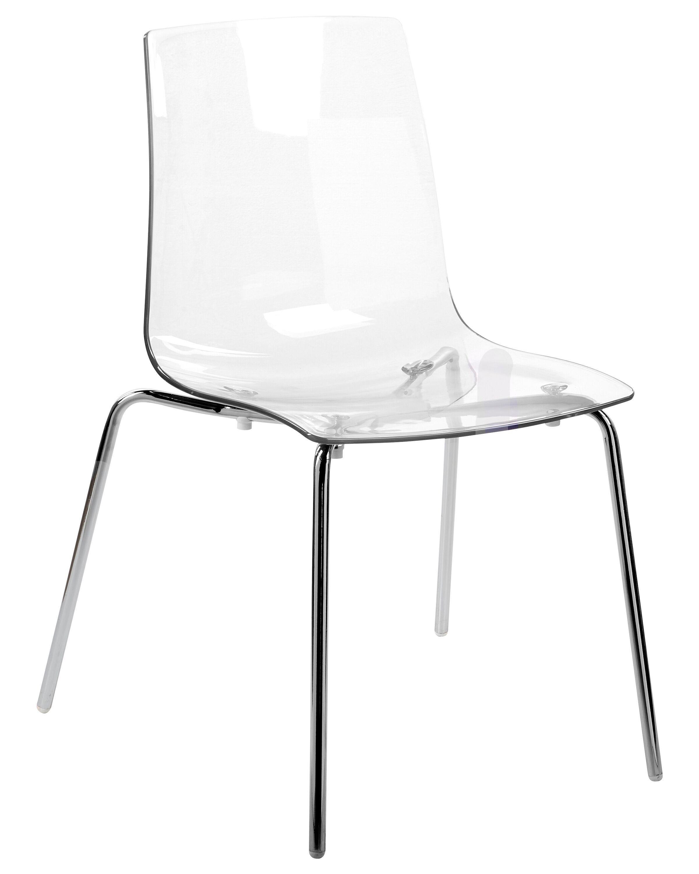 Beliani Chaise de salle à manger en Polycarbonate Moderne SILERTON  