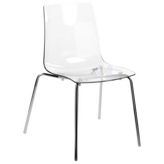 Beliani Chaise de salle à manger en Polycarbonate Moderne SILERTON  