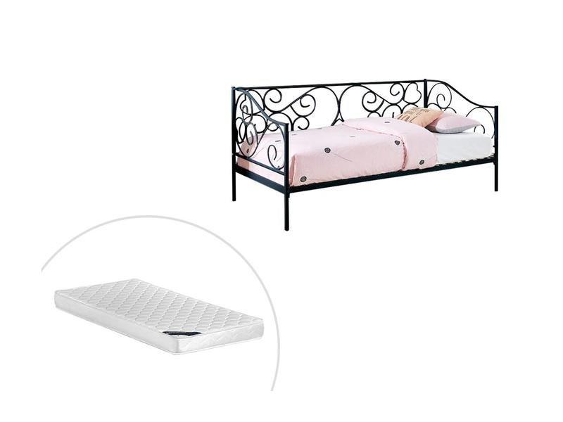 Image of Metallbett + Matratze VIVIAN Metallbett + Matratze VIVIAN