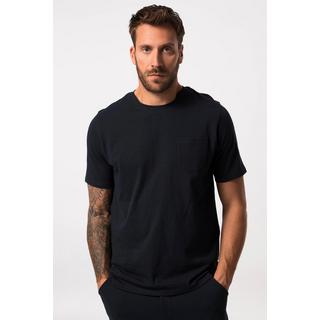 JP1880  T-shirt in jersey fiammato con scollo a girocollo e mezze maniche, fino alla tg. 8XL 