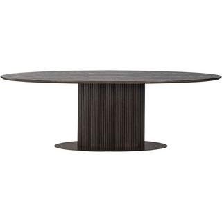 mutoni Table à manger Luxor chêne marron ovale 300  