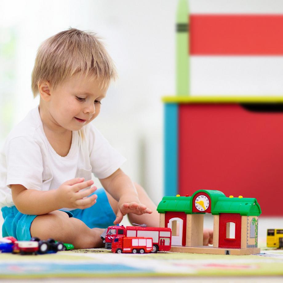 Northix  Kinderbank mit Stauraum 