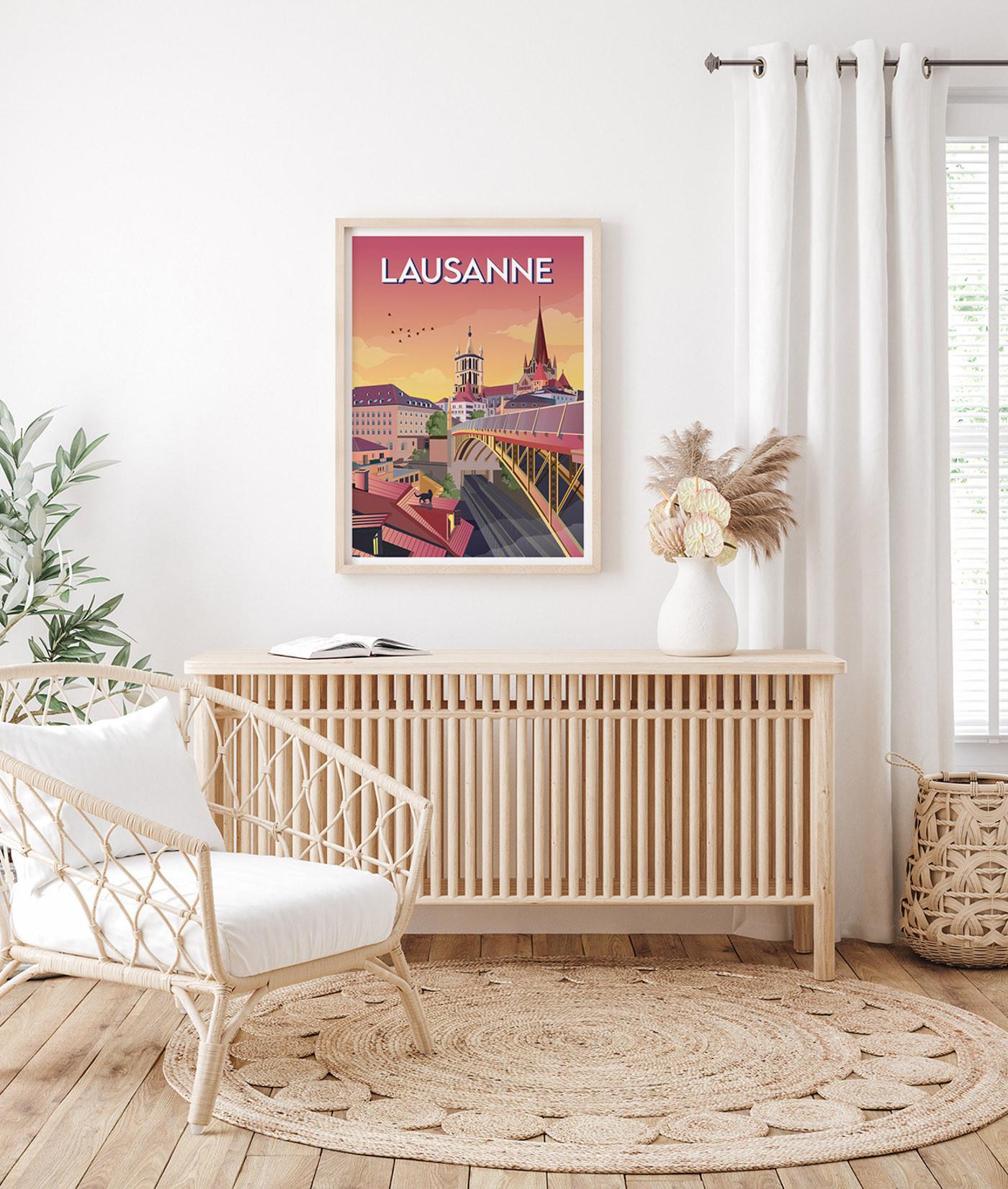 La-Jonx Lausanne, ville suspendue - Poster  