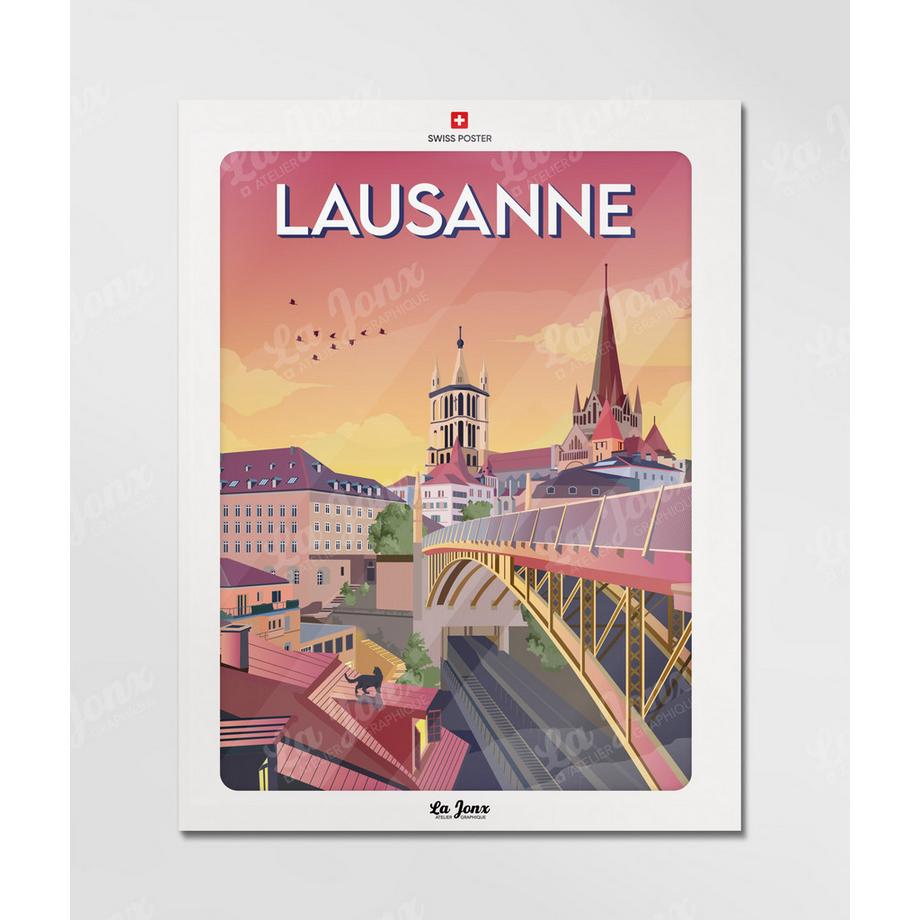 La-Jonx Lausanne, ville suspendue - Poster  