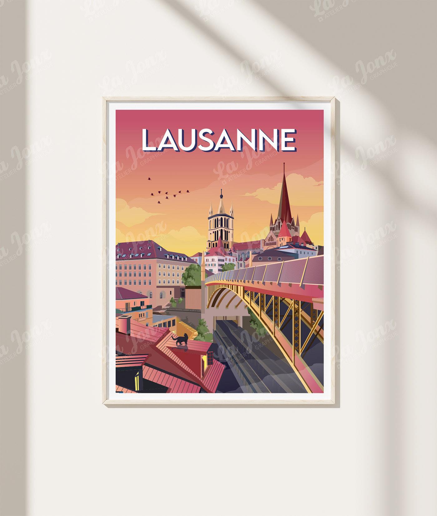 La-Jonx Lausanne, ville suspendue - Poster  