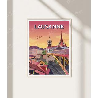 La-Jonx Lausanne, ville suspendue - Poster  