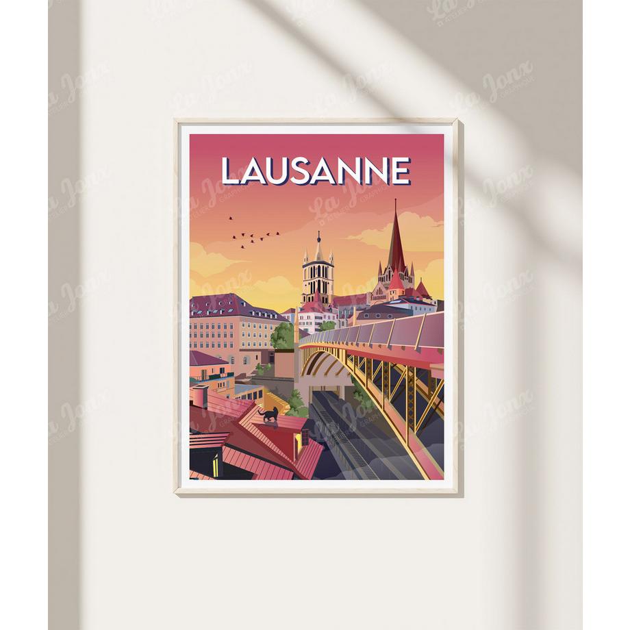 La-Jonx Lausanne, ville suspendue - Poster  