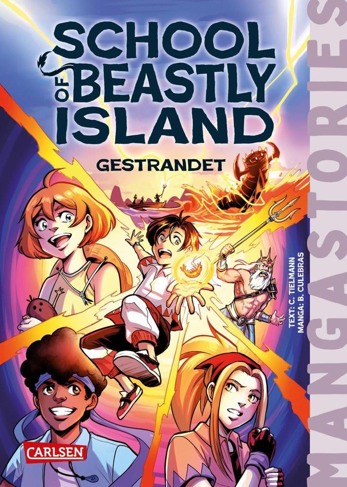 School of Beastly Island Band 1 - Gestrandet Tielmann, Christian; Culebras, Belén (Illustrationen) Copertina rigida 