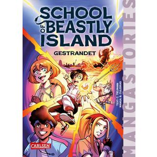 School of Beastly Island Band 1 - Gestrandet Tielmann, Christian; Culebras, Belén (Illustrationen) Copertina rigida 