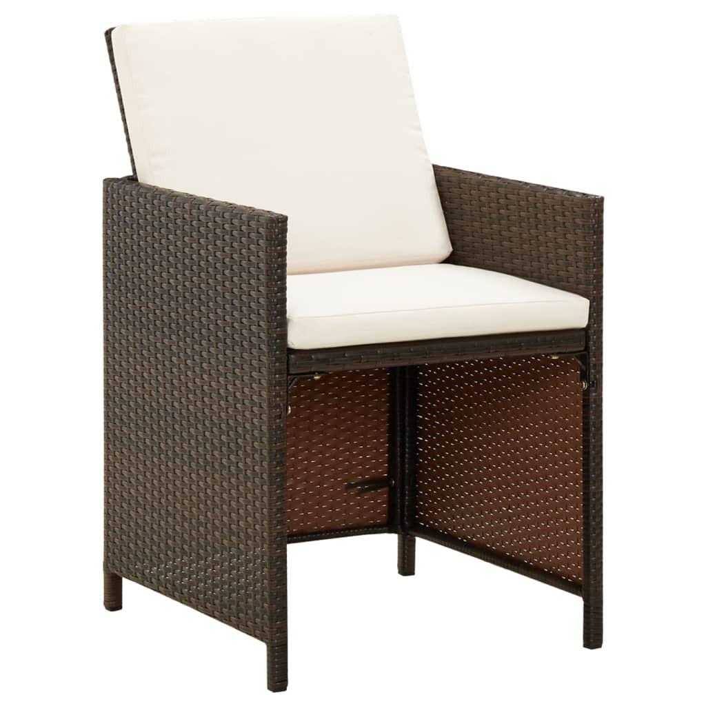 VidaXL Garten essstuhl poly-rattan  