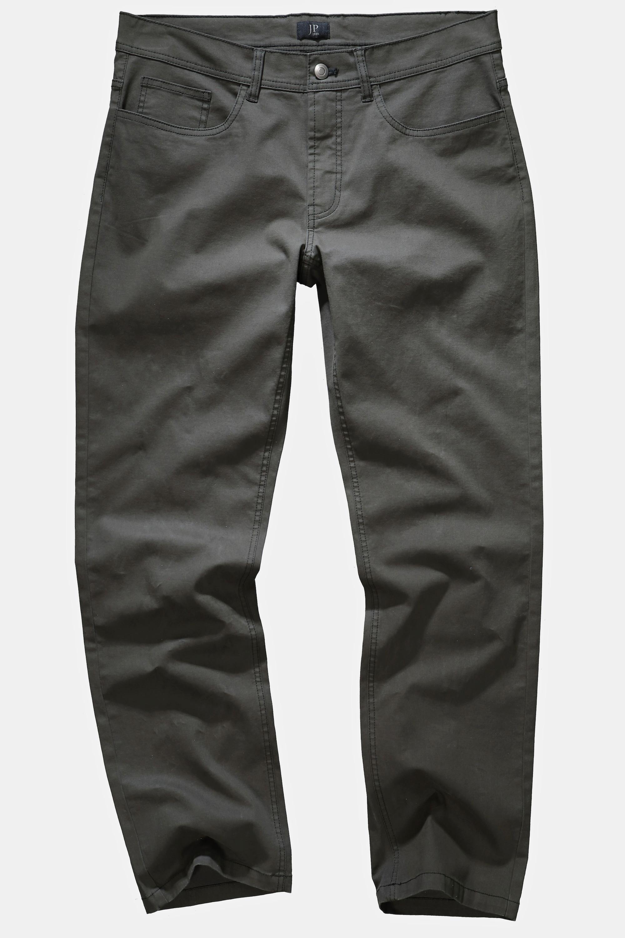 JP1880  Pantaloni di twill con taglio speciale per l'addome, cinque tasche e vestibilità normale 