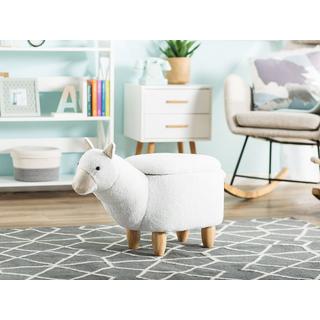 Beliani Hocker aus Polyester Modern ALPACA  