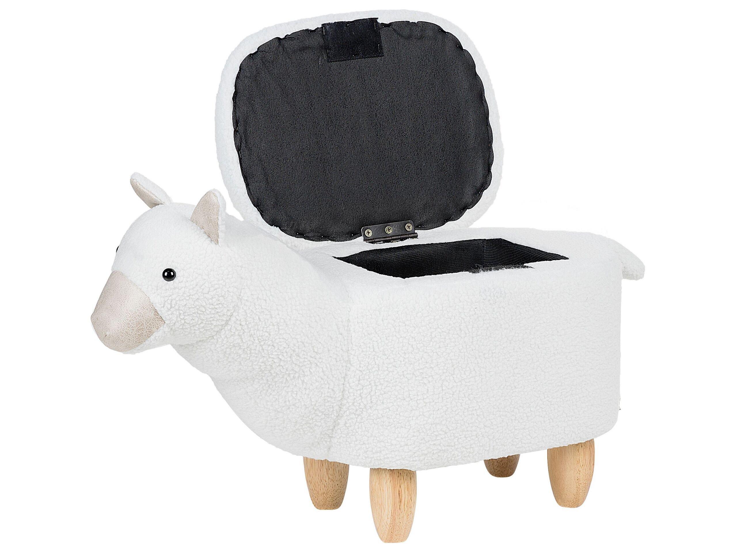 Beliani Hocker aus Polyester Modern ALPACA  