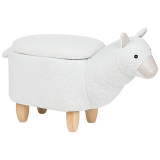 Beliani Repose-pied en Polyester Moderne ALPACA  