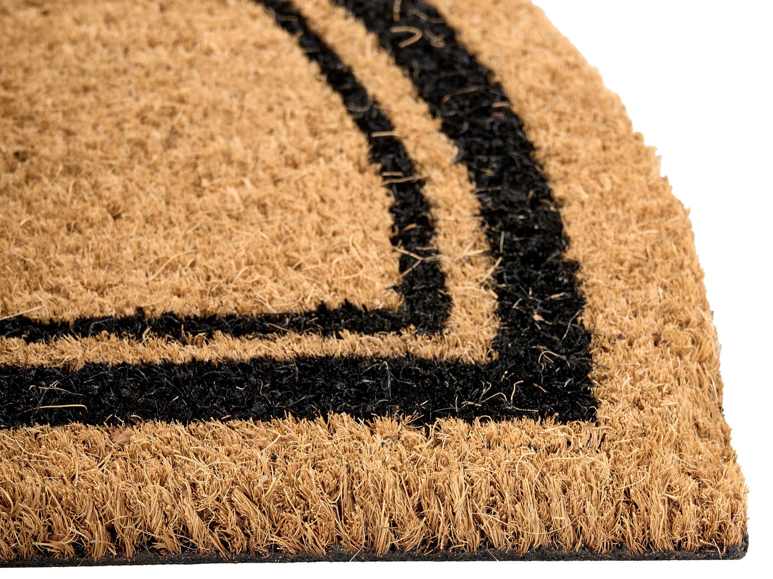 Beliani Fussmatte aus Kokosfasern Klassisch DALAHICAN  