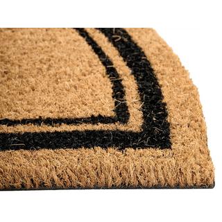 Beliani Fussmatte aus Kokosfasern Klassisch DALAHICAN  