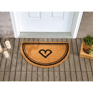 Beliani Fussmatte aus Kokosfasern Klassisch DALAHICAN  