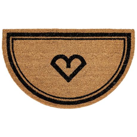 Beliani Fussmatte aus Kokosfasern Klassisch DALAHICAN  